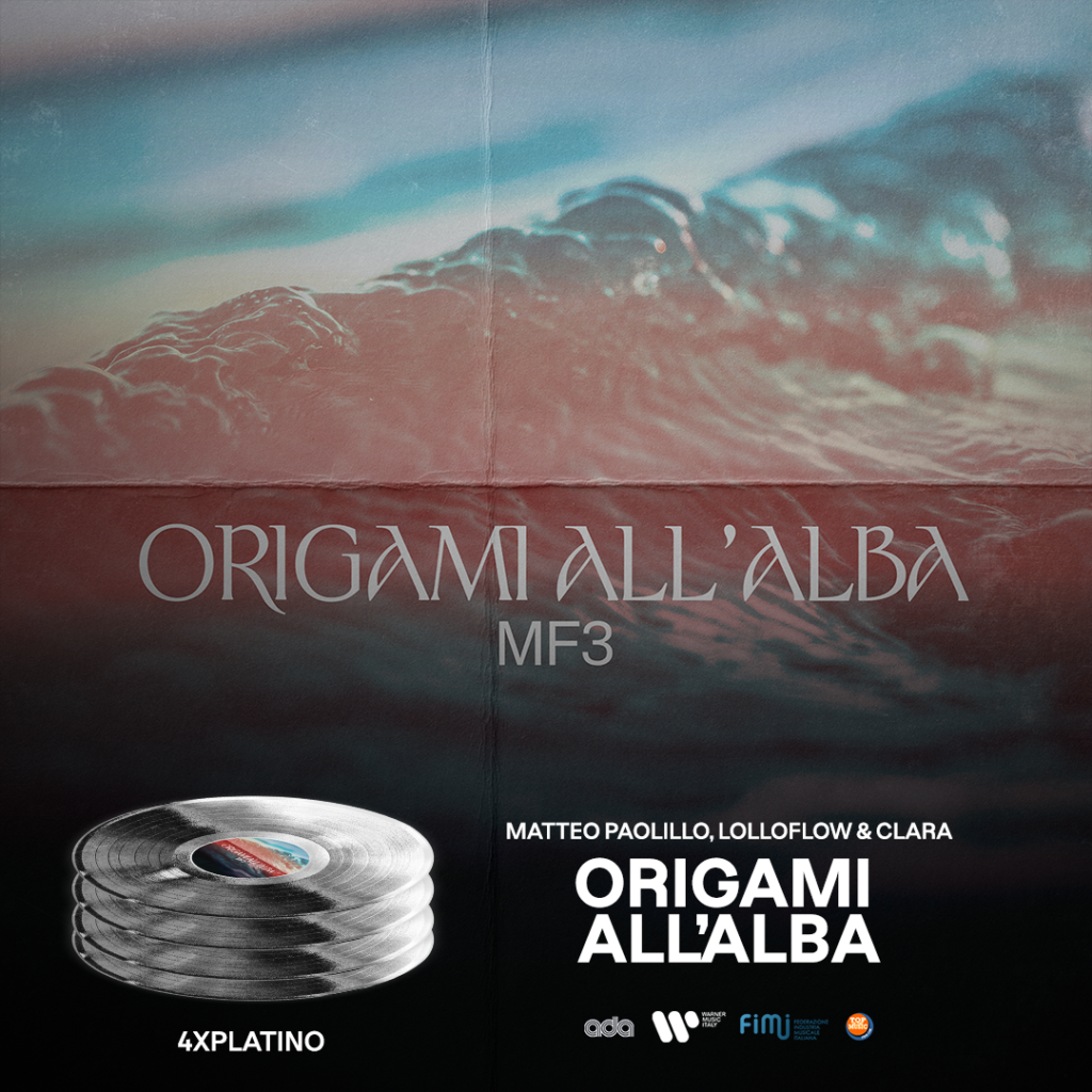 Origami all'alba x4 platino